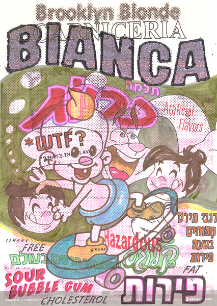 Riiko Sakkinen | A4 Drawings | Brooklyn Blondes
 and Bnei Brak Boys