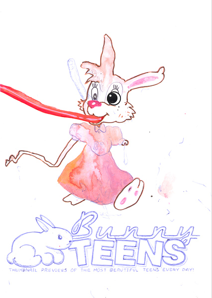 Riiko Sakkinen | A4 Drawings | Bunny Teens