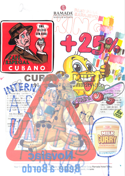 Riiko Sakkinen | A4 Drawings | Uma Delícia Sem Rival