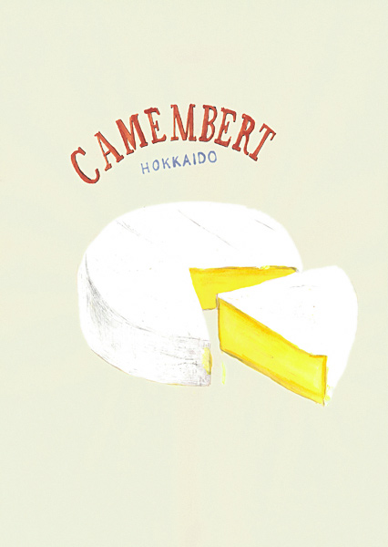 Riiko Sakkinen | A4 Drawings | Camembert Hokkaido