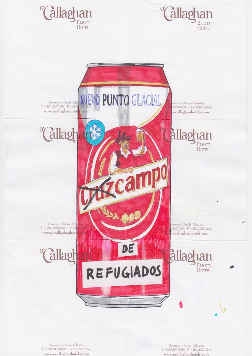 Riiko Sakkinen | A4 Drawings | Campo de Refugiados