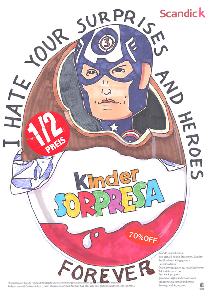 Riiko Sakkinen | A4 Drawings | I Hate Your Surprises