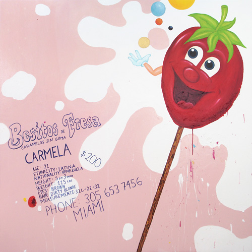 Riiko Sakkinen | Paintings | Besitos de Fresa