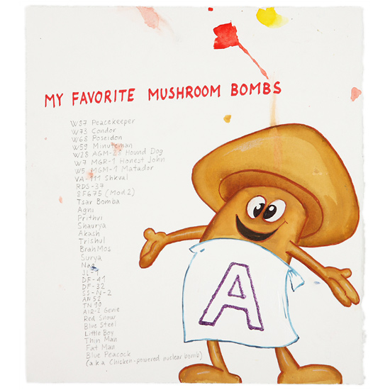 Riiko Sakkinen | Other Drawings | My Favorite
Mushroom Bombs