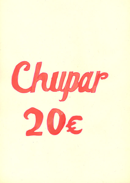 Riiko Sakkinen | A4 Drawings | Chupar 20