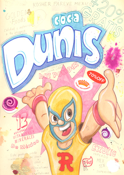 Riiko Sakkinen | A4 Drawings | Coca Dunis Hot Powder