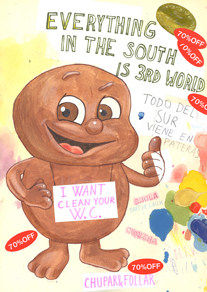 Riiko Sakkinen | A4 Drawings | Everything in the South Is Third World