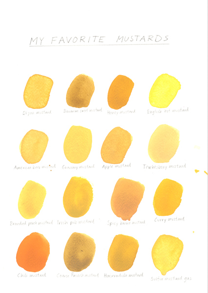 Riiko Sakkinen | A4 Drawings | My Favorite Mustards