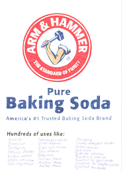 Riiko Sakkinen | A4 Drawings | Uses of Baking Soda