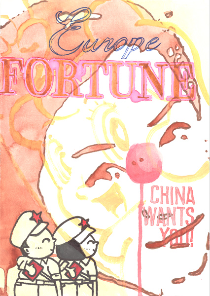Riiko Sakkinen | A4 Drawings | Europe Fortune
 China Wants You