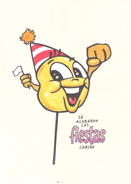 Riiko Sakkinen | A4 Drawings | Se Acabaron las Fiestas