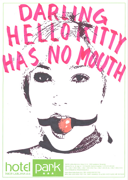 Riiko Sakkinen | A4 Drawings | Hello Kitty Has No Mouth