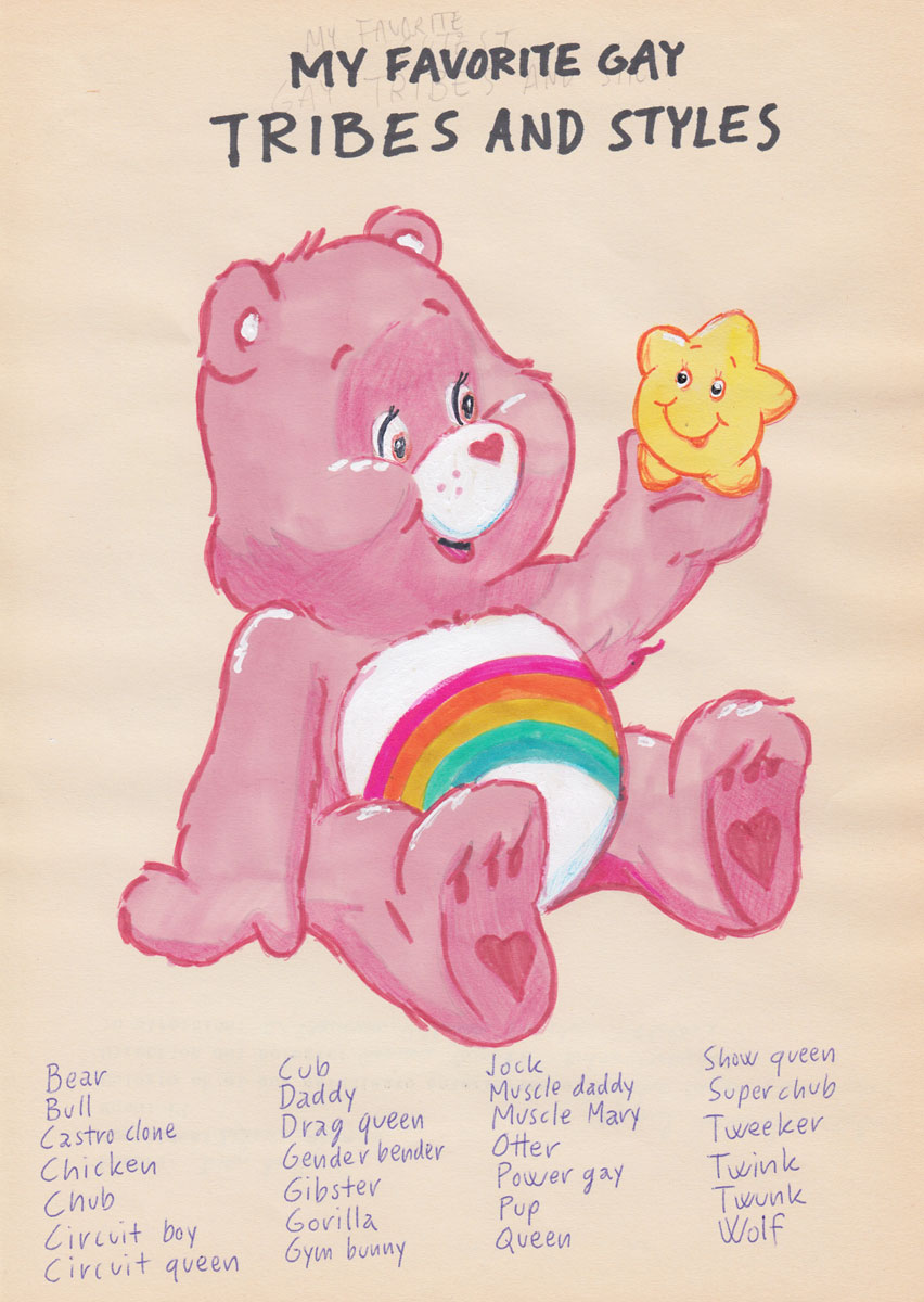 Riiko Sakkinen | A4 Drawings | My Favorite Gay Tribes and Styles