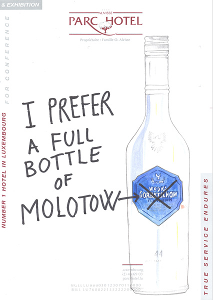 Riiko Sakkinen | A4 Drawings | I Prefer a Full Bottle of Molotow
