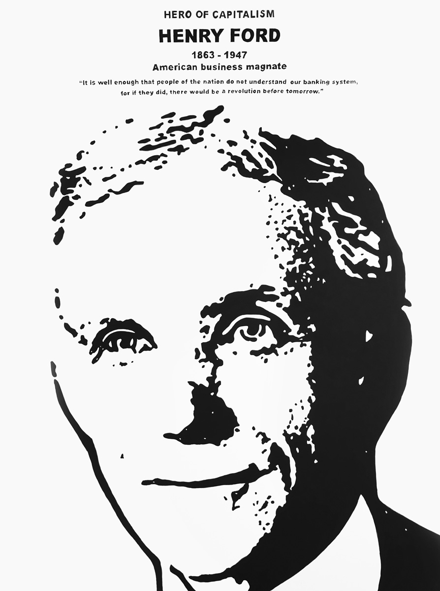 Riiko Sakkinen | Paintings | Heroes of Capitalism