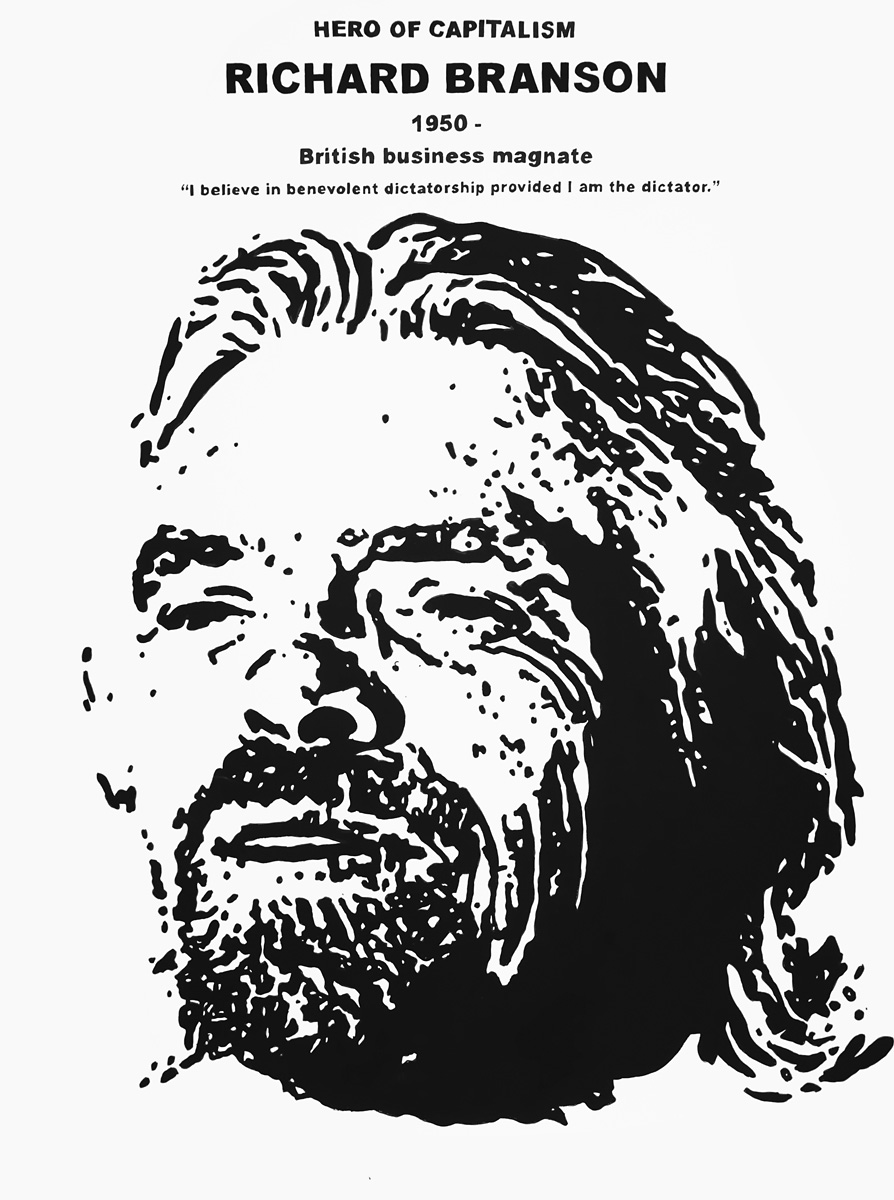 Riiko Sakkinen | Paintings | Heroes of Capitalism