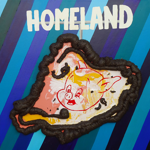 Riiko Sakkinen | Paintings | (Shit and Pig) Homeland