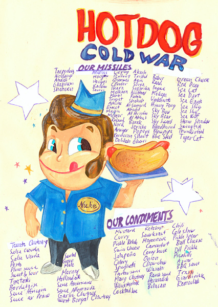 Riiko Sakkinen | A4 Drawings | Hot Dog Cold War