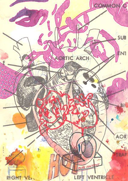 Riiko Sakkinen | A4 Drawings | Hot Heart