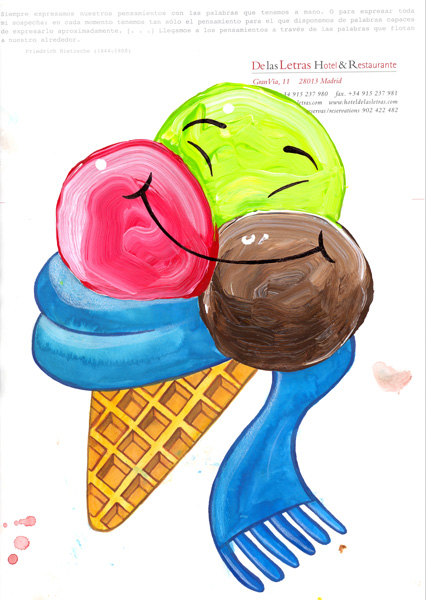 Riiko Sakkinen | A4 Drawings | Swine Flu Gelato