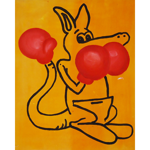 Riiko Sakkinen | Paintings | If You Want a Boxer,
 I Will Step into the Ring