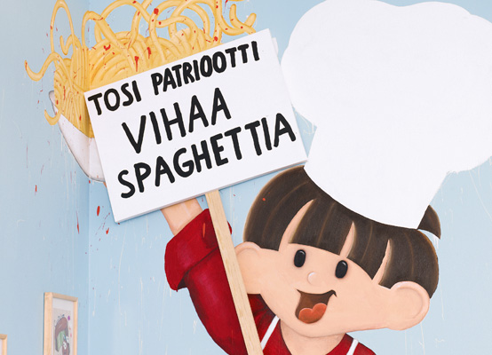 Riiko Sakkinen | Installation Views | Kieltk
 episnmaallinen
 ruoka