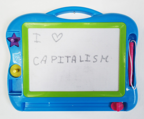 Riiko Sakkinen | Objects | My Daughter Loves Capitalism