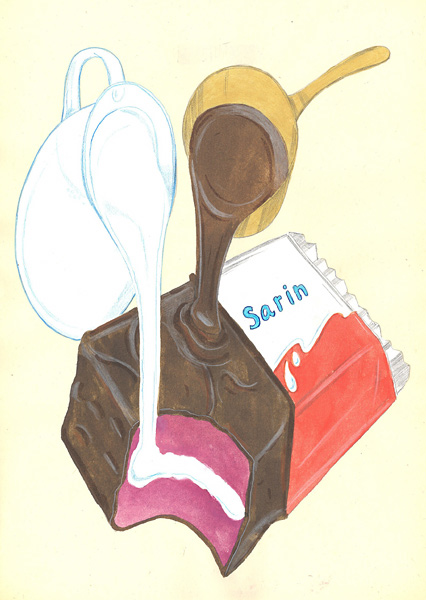 Riiko Sakkinen | A4 Drawings | Kinder Surprise Sarin