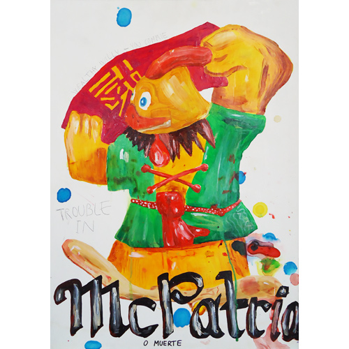 Riiko Sakkinen | Paintings | Trouble in McPatria
 o Muerte