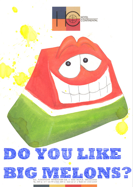 Riiko Sakkinen | A4 Drawings | Do You Like Big Melons?
