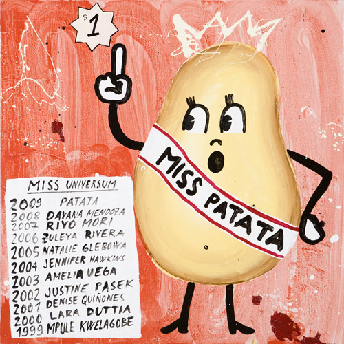 Riiko Sakkinen | Paintings | Miss Patata Universum