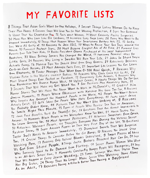 Riiko Sakkinen | Other Drawings | My Favorite Lists