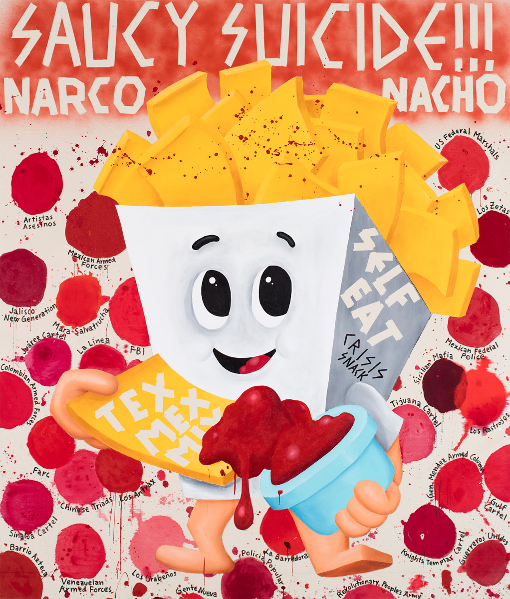 Riiko Sakkinen | Paintings | Saucy Suicide Narco Nacho