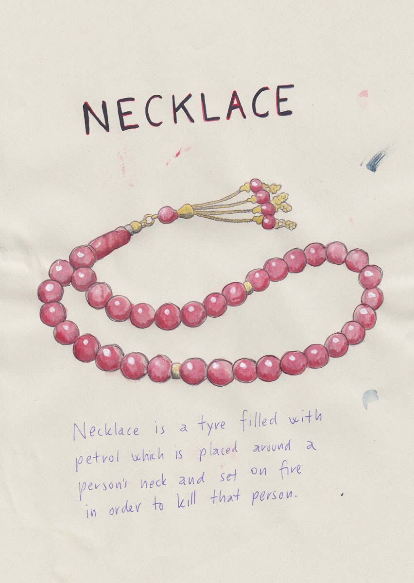 Riiko Sakkinen | A4 Drawings | Necklace