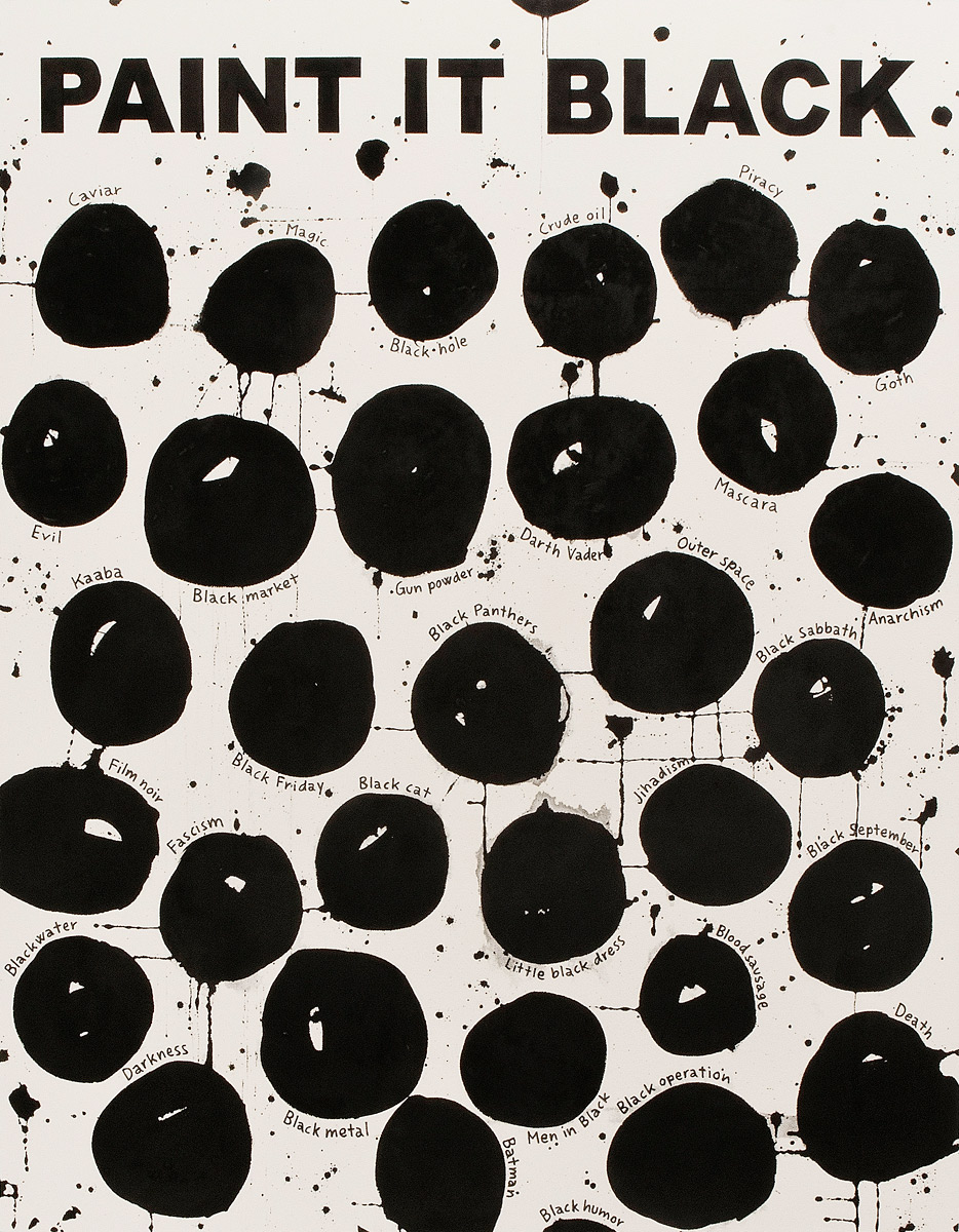 Riiko Sakkinen | Paintings | Paint It Black