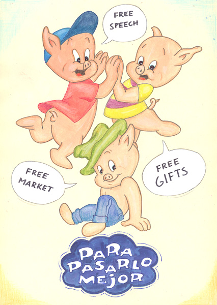 Riiko Sakkinen | A4 Drawings | Freedom
(Para Pasarlo Mejor)