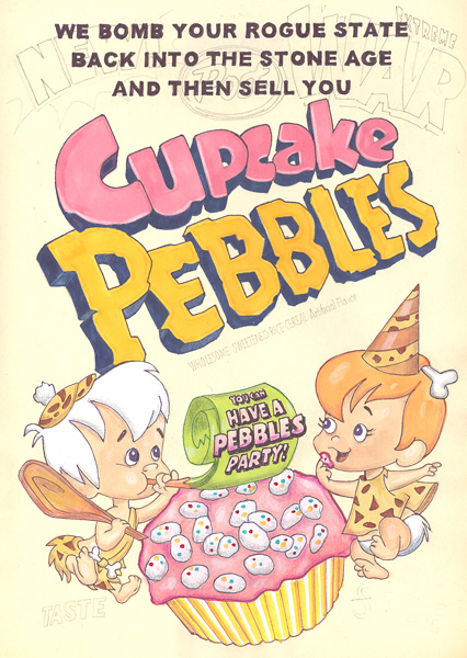 Riiko Sakkinen | A4 Drawings | Cupcakes and Bombs