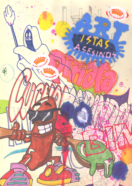 Riiko Sakkinen | A4 Drawings | La Piñata de los
Artistas Asesinos