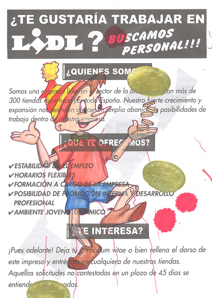 Riiko Sakkinen | A4 Drawings | Pinocchio Wants to Work at Lidl