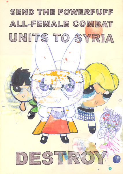 Riiko Sakkinen | A4 Drawings | All-female Combat Units