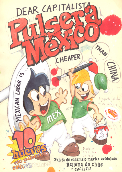 Riiko Sakkinen | A4 Drawings | Dear Capitalista
(Pulsera Mexico)