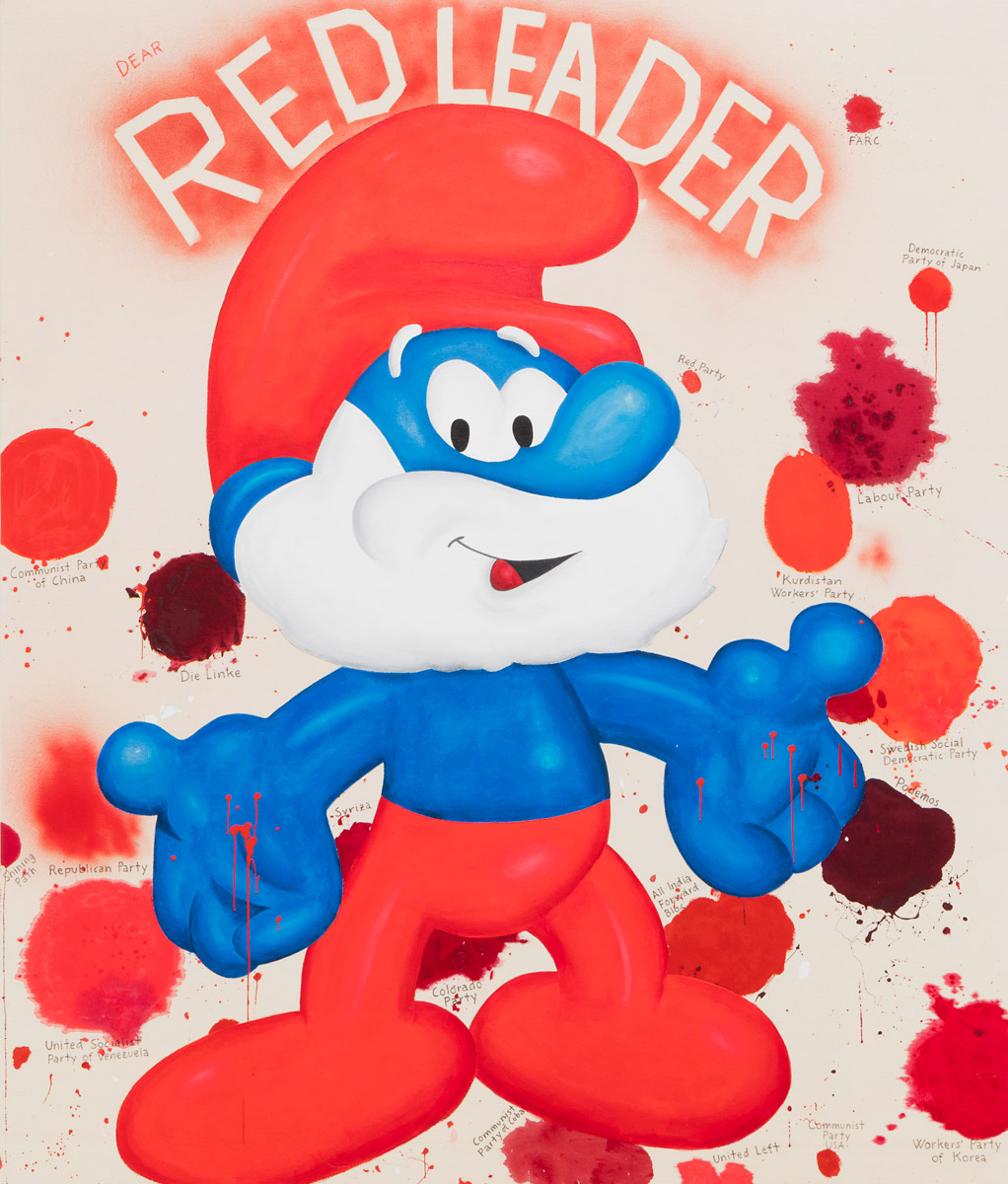 Riiko Sakkinen | Paintings | Dear Red Leader