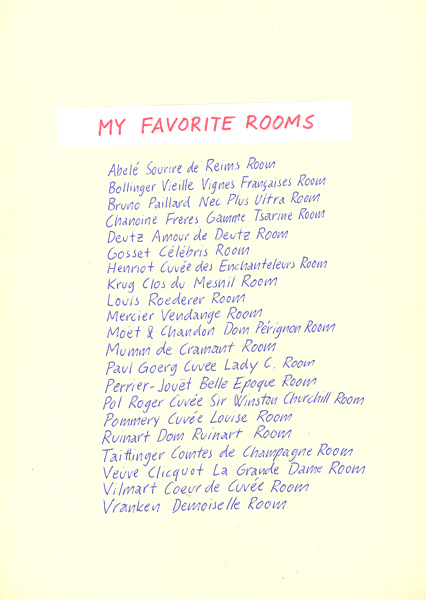 Riiko Sakkinen | A4 Drawings | My Favorite Rooms