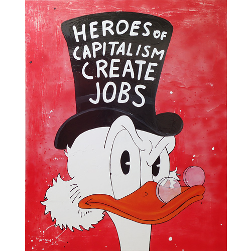 Riiko Sakkinen | Paintings | Heroes of Capitalism
