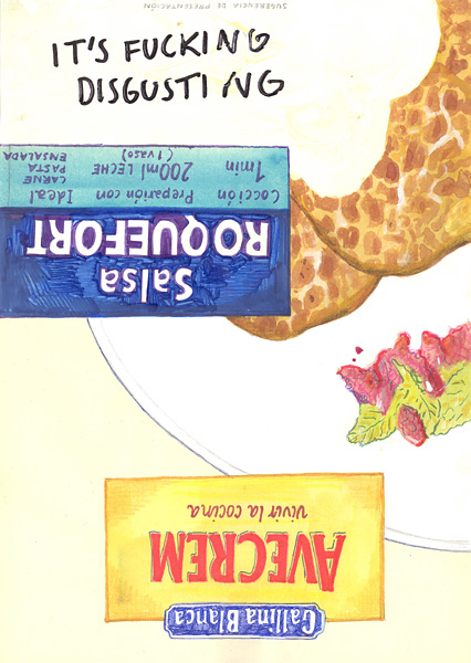 Riiko Sakkinen | A4 Drawings | We Don't Need
 Precooked Crap