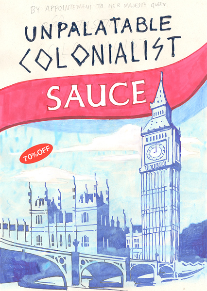 Riiko Sakkinen | A4 Drawings | Colonialist Sauce