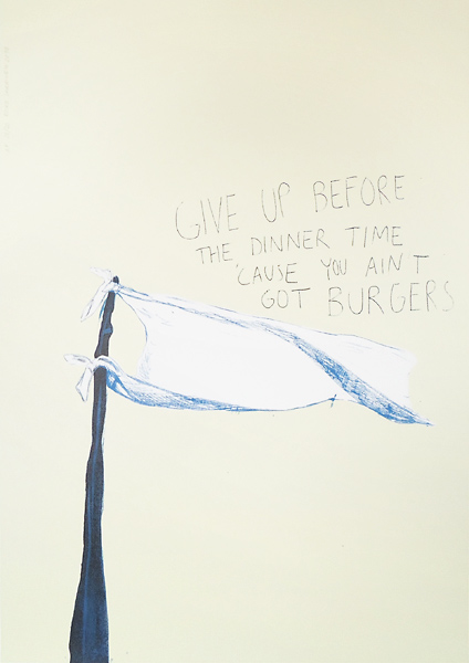 Riiko Sakkinen | Miscellaneous | Give Up Before the Dinner Time (Because You Aint Got Burgers)