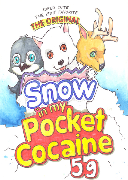 Riiko Sakkinen | A4 Drawings | Cocaine in My Pocket