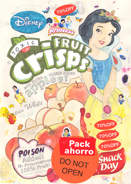 Riiko Sakkinen | A4 Drawings | Toxic Princess