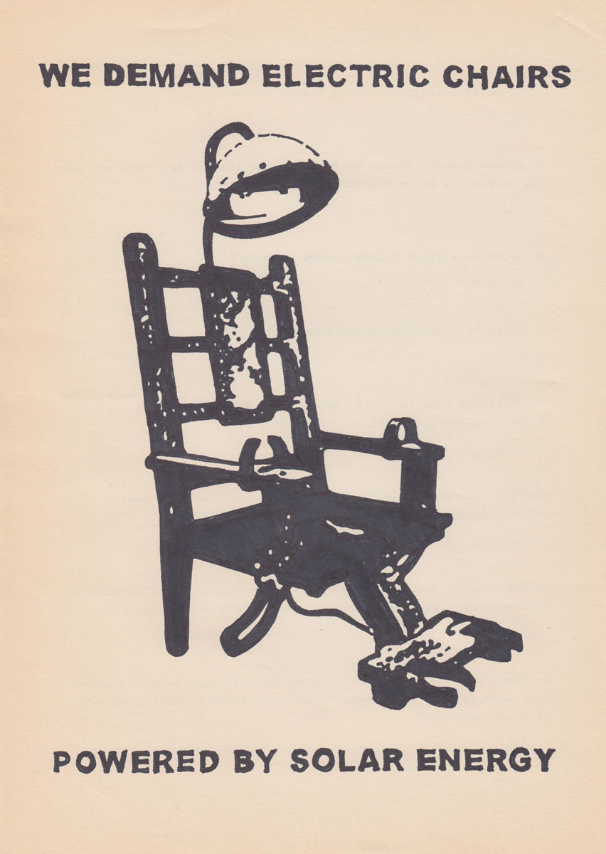 Riiko Sakkinen | A4 Drawings | Electric Chairs Powered by Solar Energy